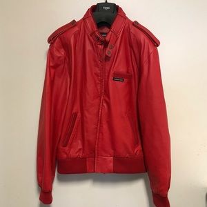 Members only leather jacket size M